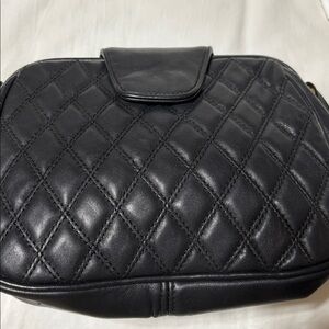 Meyers quilted leather crossbody/shoulder bag with leather lining. Made in USA